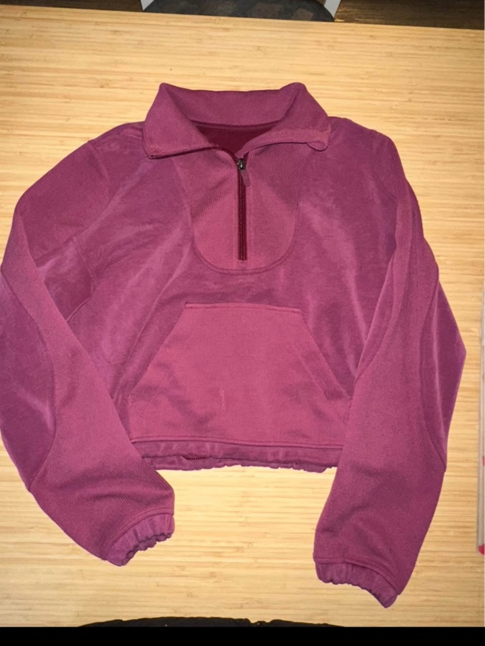 Lululemon Softstreme Cropped Half Zip